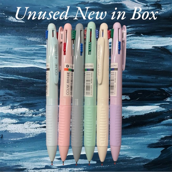 NIB 0.5mm COLNK 6 4-Color Pens - Picture 2 of 2